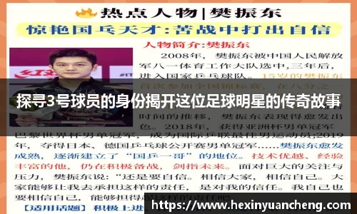 探寻3号球员的身份揭开这位足球明星的传奇故事